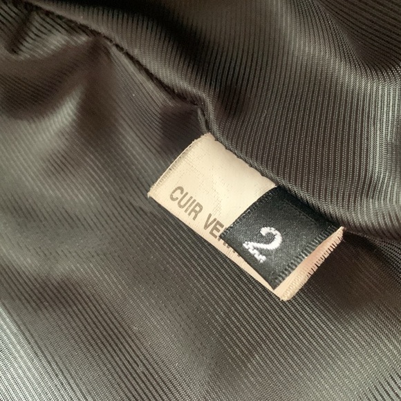 Purple leather jacket - Picture 5 of 7